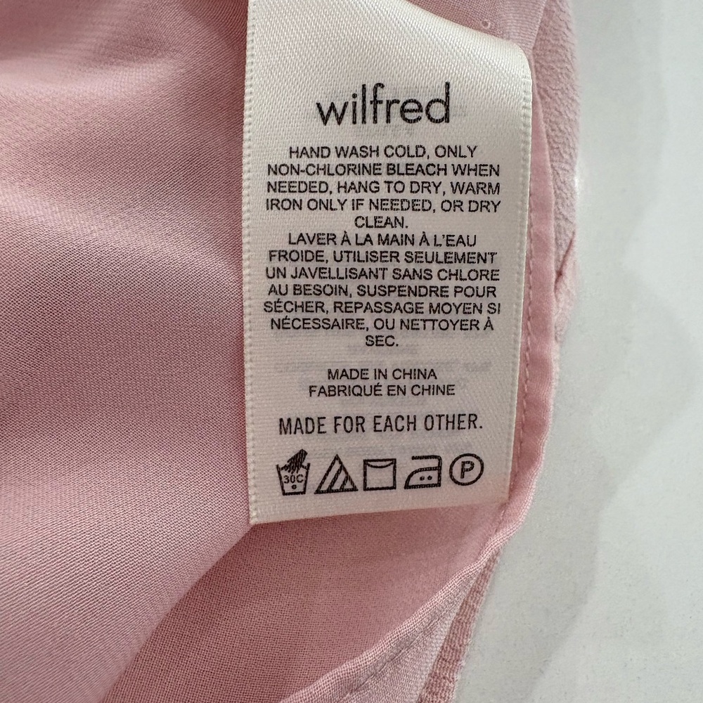 🌸 Wilfred Fable Dress | Pink Crepe | Size 8 | | SOLD OUT In Stores - Picture 6 of 14
